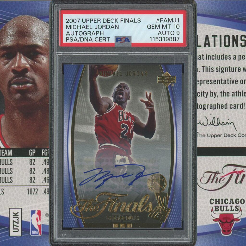 2007 Upper Deck Finals Michael Jordan - PSA GEM MT 10