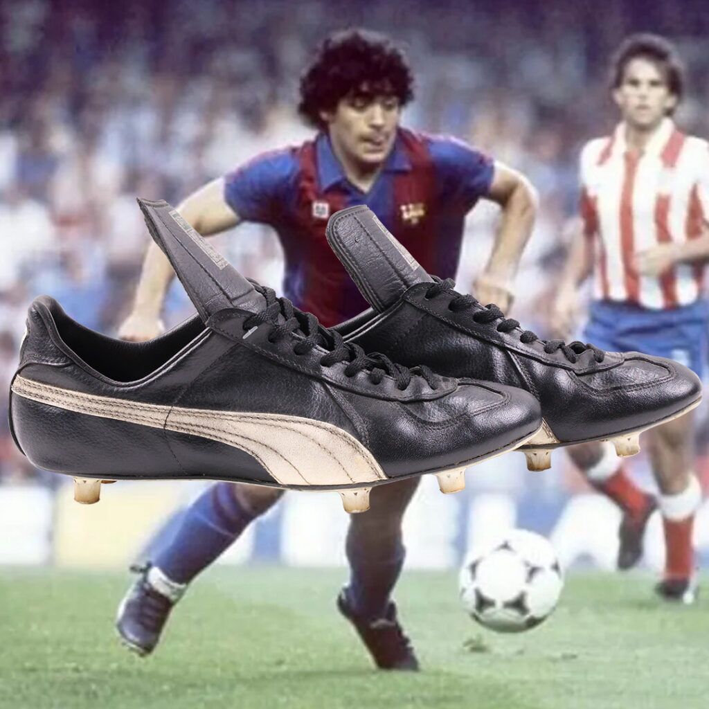 1981/82 Diego Maradona Boca Juniors (Argentina) Match Worn Cleats